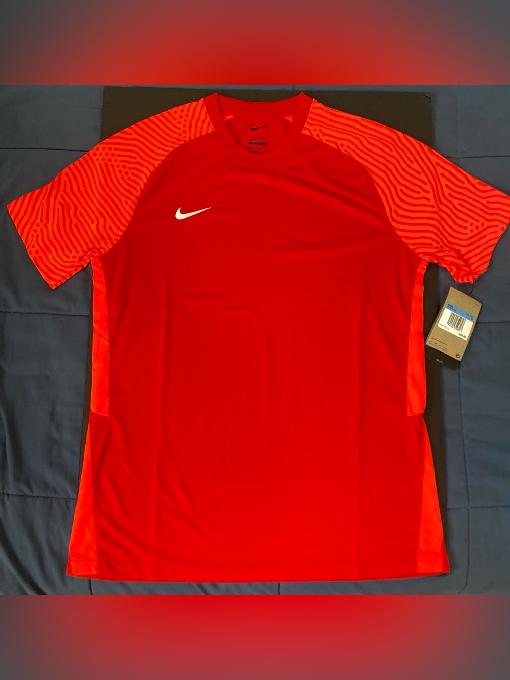 Nike Dri-Fit Strike II Soccer Jersey Red Men’s Medium NWT